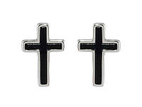 Сережки-пусети «Крестики» з неіржавкої сталі, ТМ XUPING "Lv"