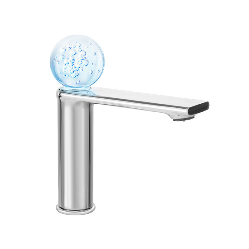 Змішувач для умивальника з підсвічуванням MONE Deluxe 27001CH Dream Crystal LED Chrome, фото 1