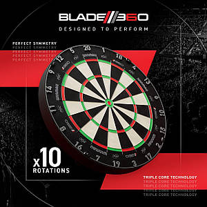 Мішень професійний дартс із сизалю Англія Winmau Blade 360 New 2026 з підсвіткою і захистом