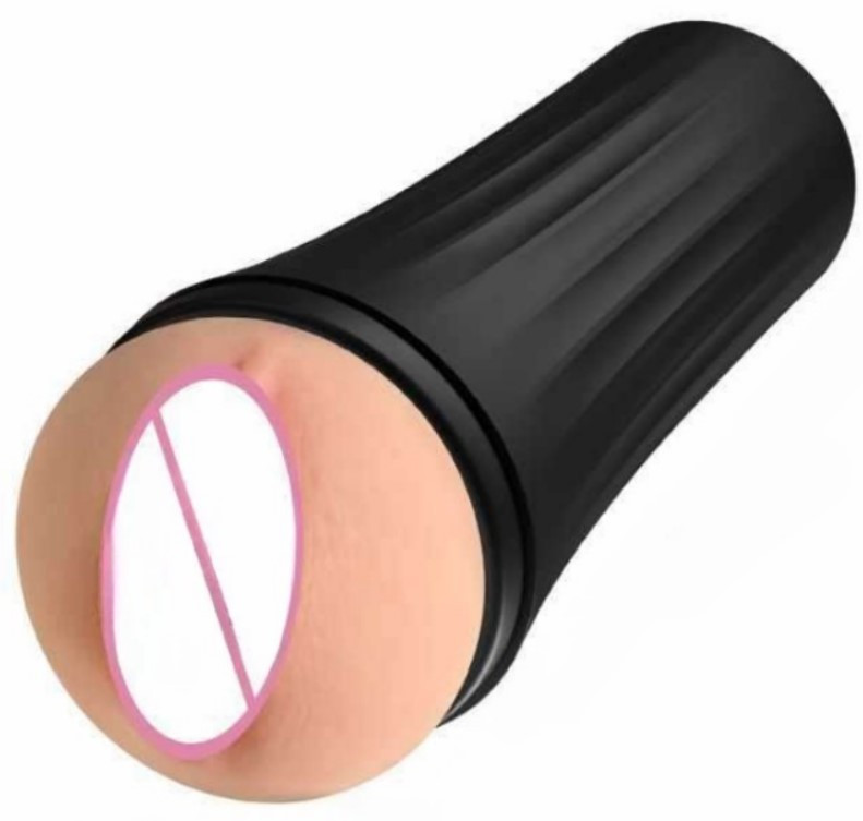 Мастурбатор чоловіча вагіна в тубі з губами без вібрації секс-іграшка для дорослих 12,5 см х 8,8 см, фото 1
