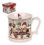 Чашка фарфорова 420 мл Новорічна, фото 2