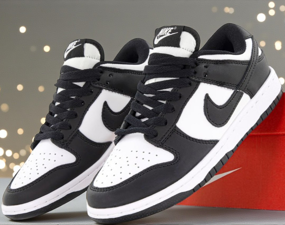 Кросівки жіночі Nike SB Dunk Pro Low WMNS black white осінь-весна повсякденні чорні з білим. Живо фото, фото 1