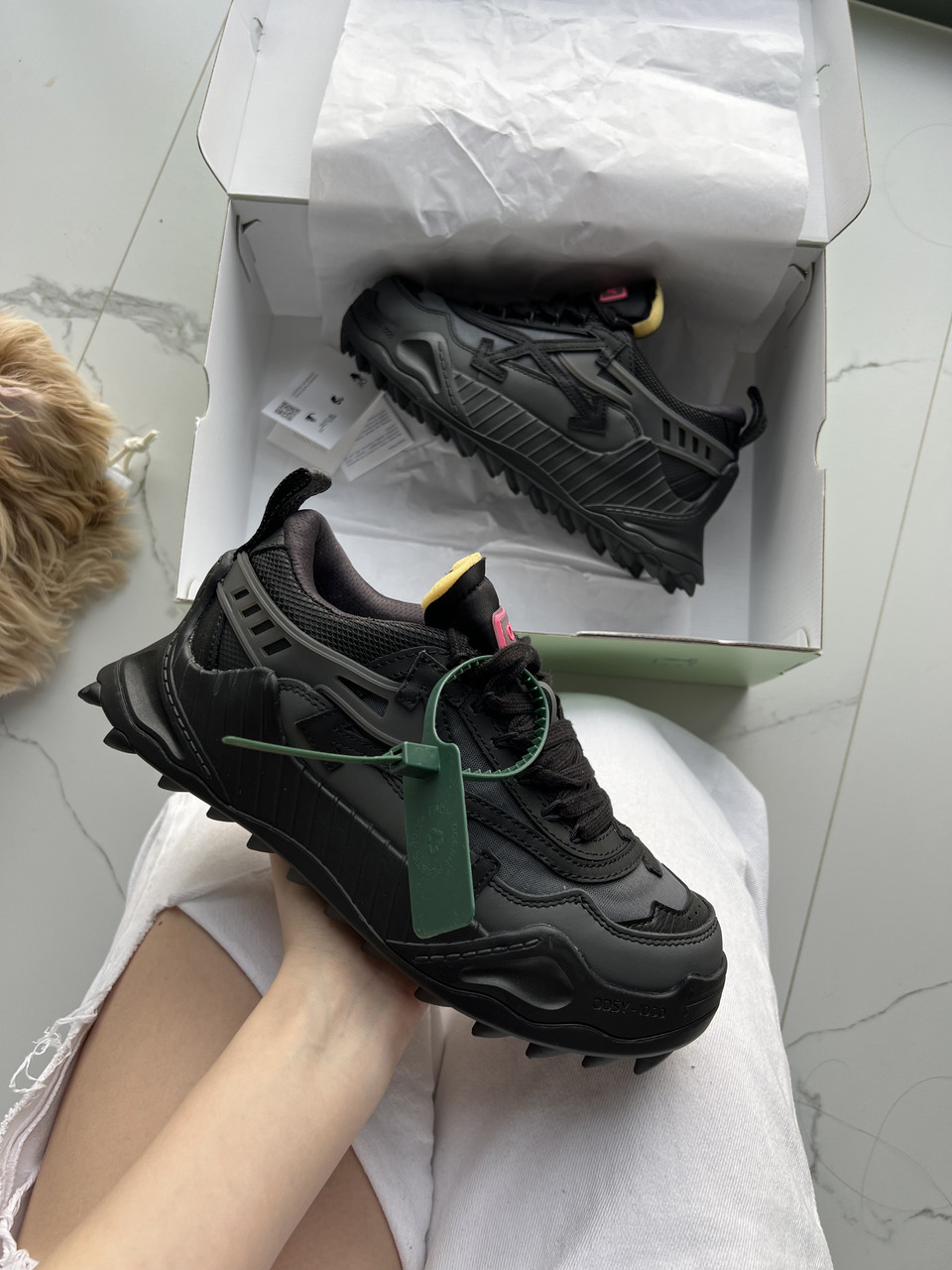 Off-White Odsy-1000 Black Grey, фото 1