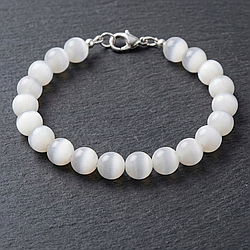 Селеніт Ø10 браслет, 0511ТС