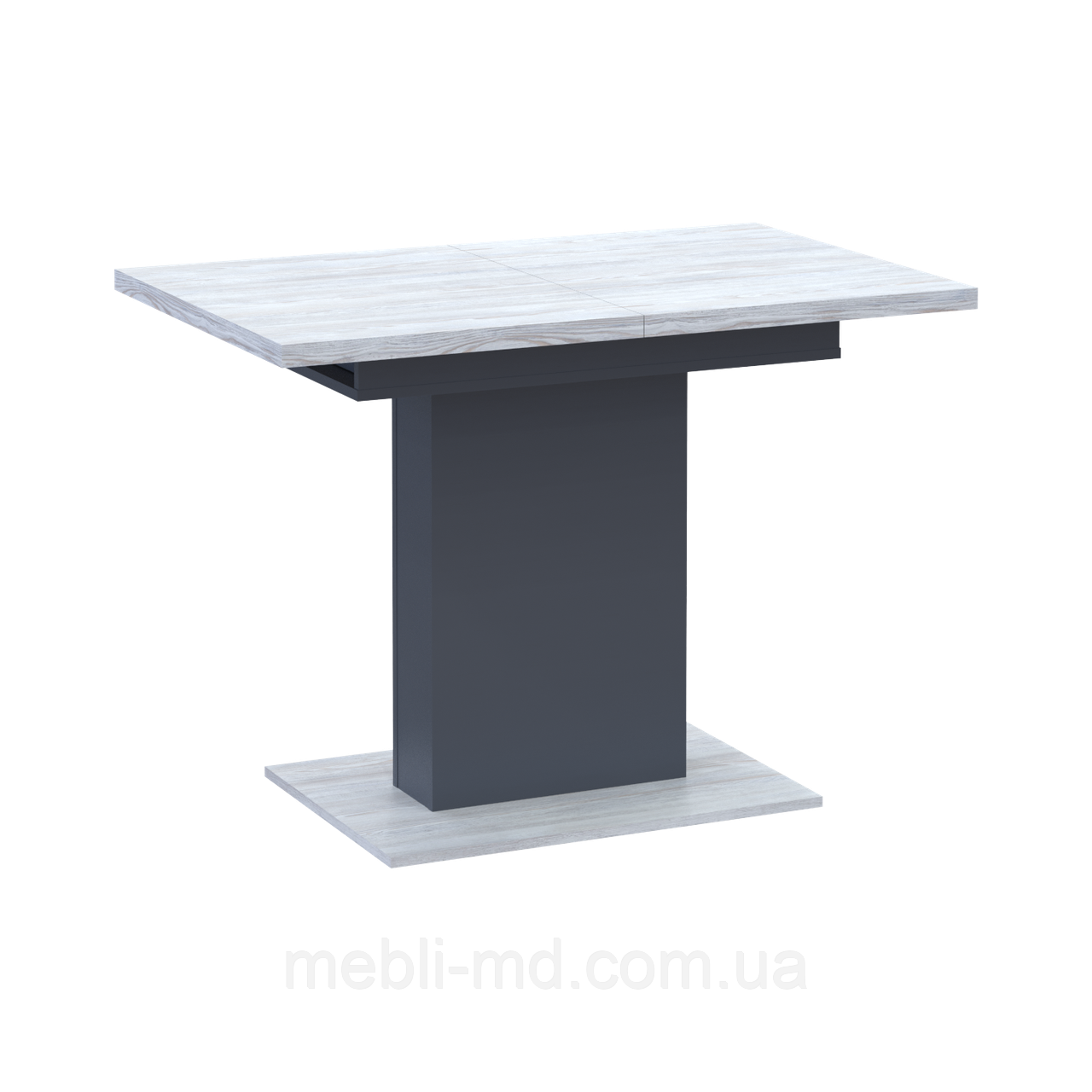 Столовий стіл Doros Бостон Сосна Натті/Графіт 150х70х79 (41516194), фото 1
