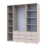 Шафа для одягу Doros Гелар Кашемір 3ДСП з пеналом 176.2х49.5х203.4 (42005175), фото 4