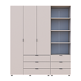 Шафа для одягу Doros Гелар Кашемір 3ДСП з пеналом 176.2х49.5х203.4 (42005175), фото 5