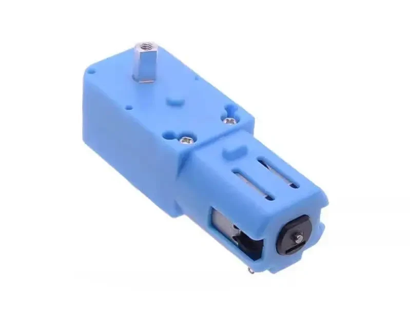 Електричний мотор з редуктором, одновісний суцільнометалевий, 3-6В, 110 об/хв, 3 кг, фото 1