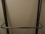 Дуга хром овальна 100 см на перфоровану рейку, фото 2