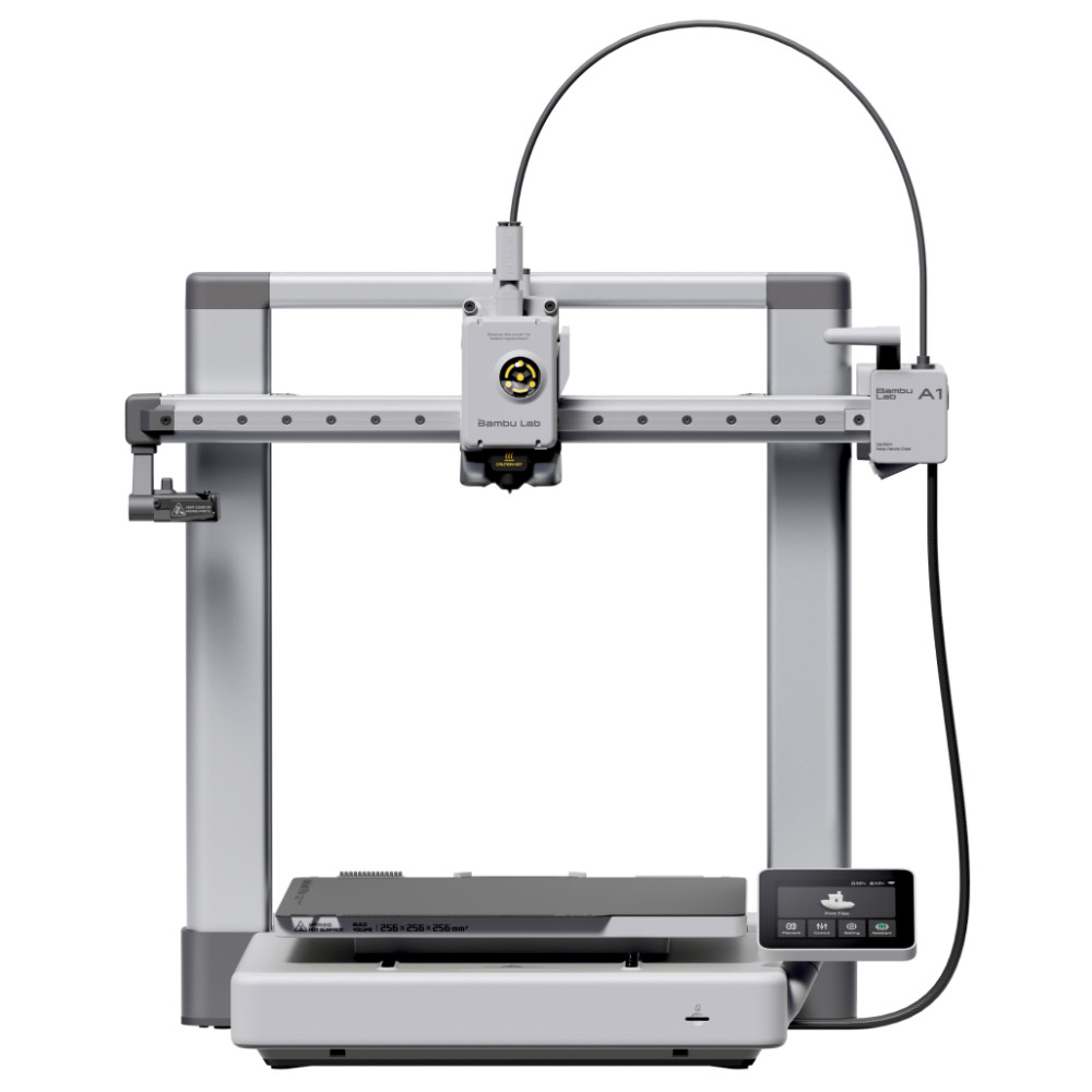 3D-принтер Bambu Lab A1 (PF002-A), 256*256*256mm, 500mm/s, H300°C, B100°C, 3.5" IPS screen, Wi-Fi, фото 1