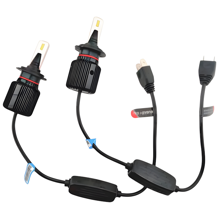 Світлодіодні лампи H7 EA Light X M1 4500Lm 3000/5000K CSP 12-24V 2 шт, фото 1