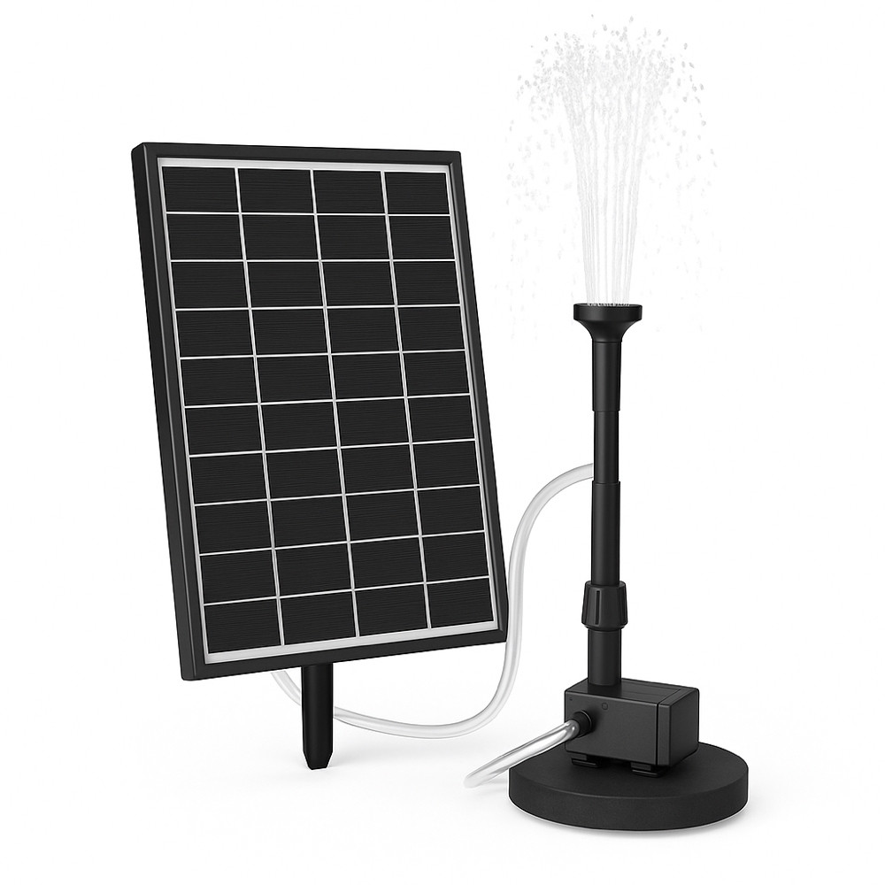 Сонячна помпа для фонтану Biling для саду та ставка, автономна, фото 1
