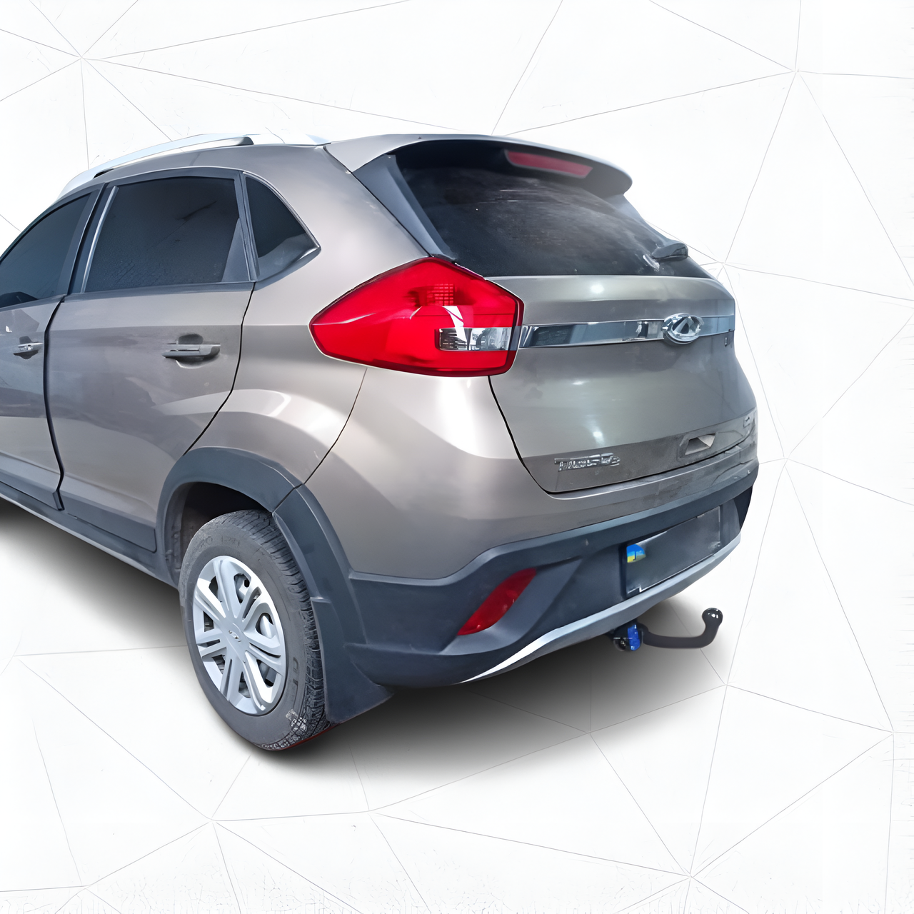 Фаркоп Chery Tiggo 2 Кросовер (2017--) з'ємний на двох болтах