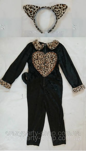Карнавальний дитячий костюм  Леопард ріст 110-116 см б/в, фото 1