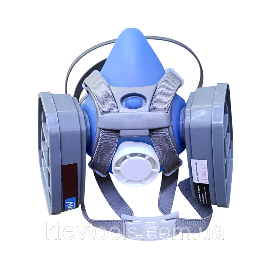 Респіратор з двома хімічними фільтрами (клас А1 різьбові) Antonio mask