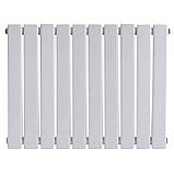 Горизонтальний дизайнерський радіатор опалення ARTTIDESIGN Livorno ІІ G 10/500/680/50 білий матовий, фото 7