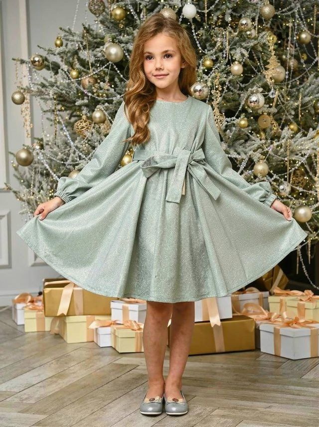 Сукня ошатна для дівчинки люрекс Перлинка | 98 по 164р.