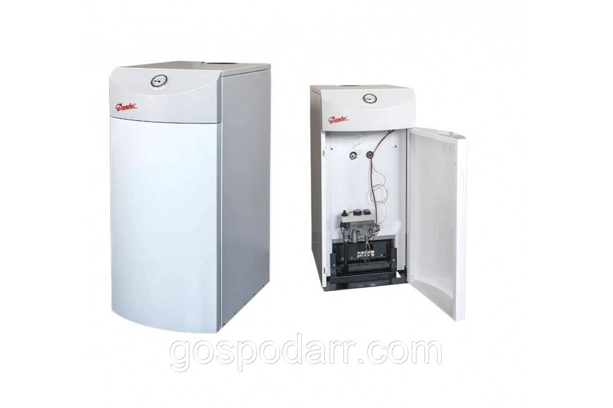 Данко-15Г. Підлоговий газовий котел одноконтурний димохідний 15 кВт (горизонтальний газохід), фото 1