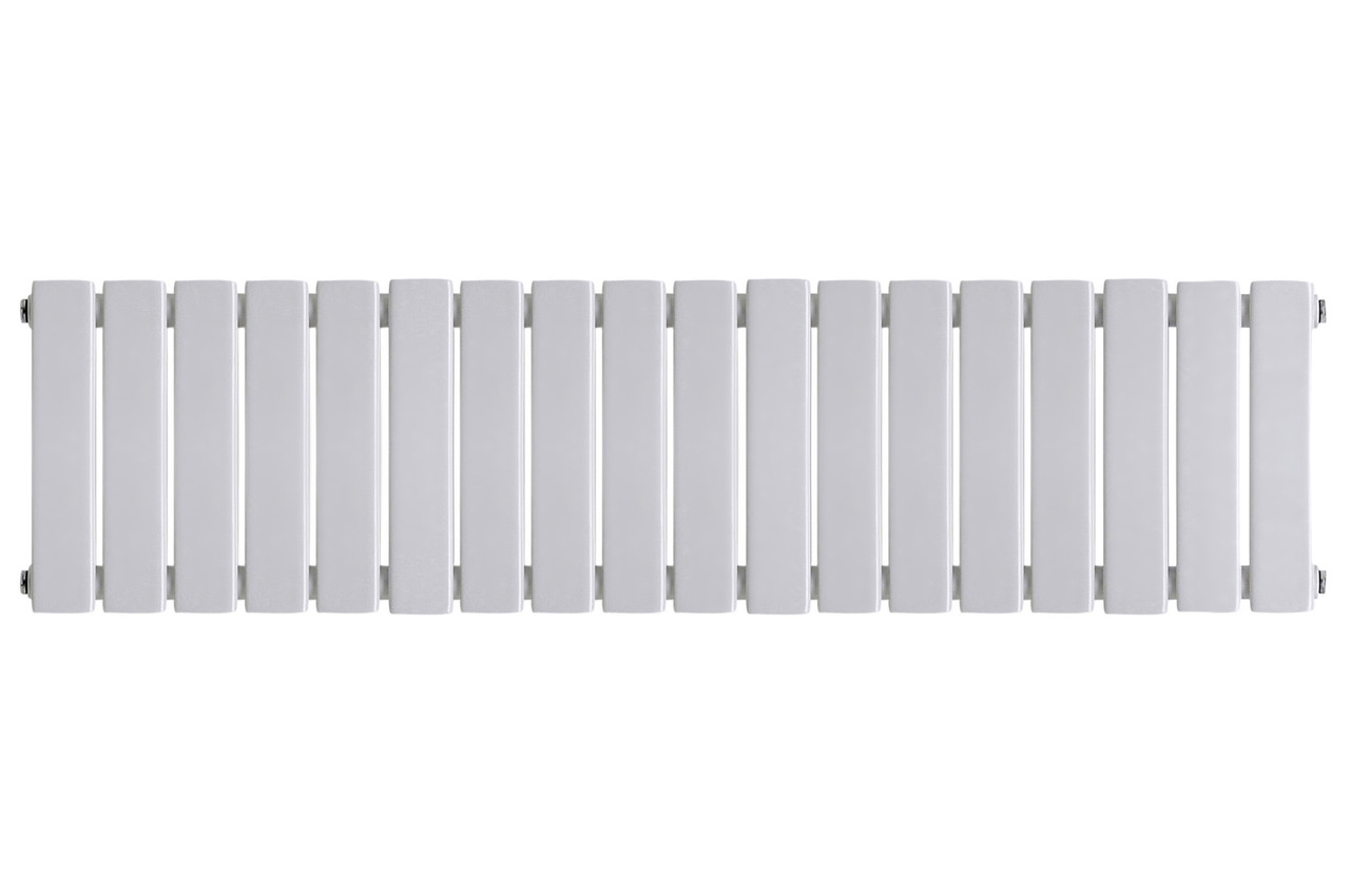 Горизонтальний дизайнерський радіатор опалення ARTTIDESIGN Livorno ІІ G 18/300/1224/50 білий матовий, фото 1
