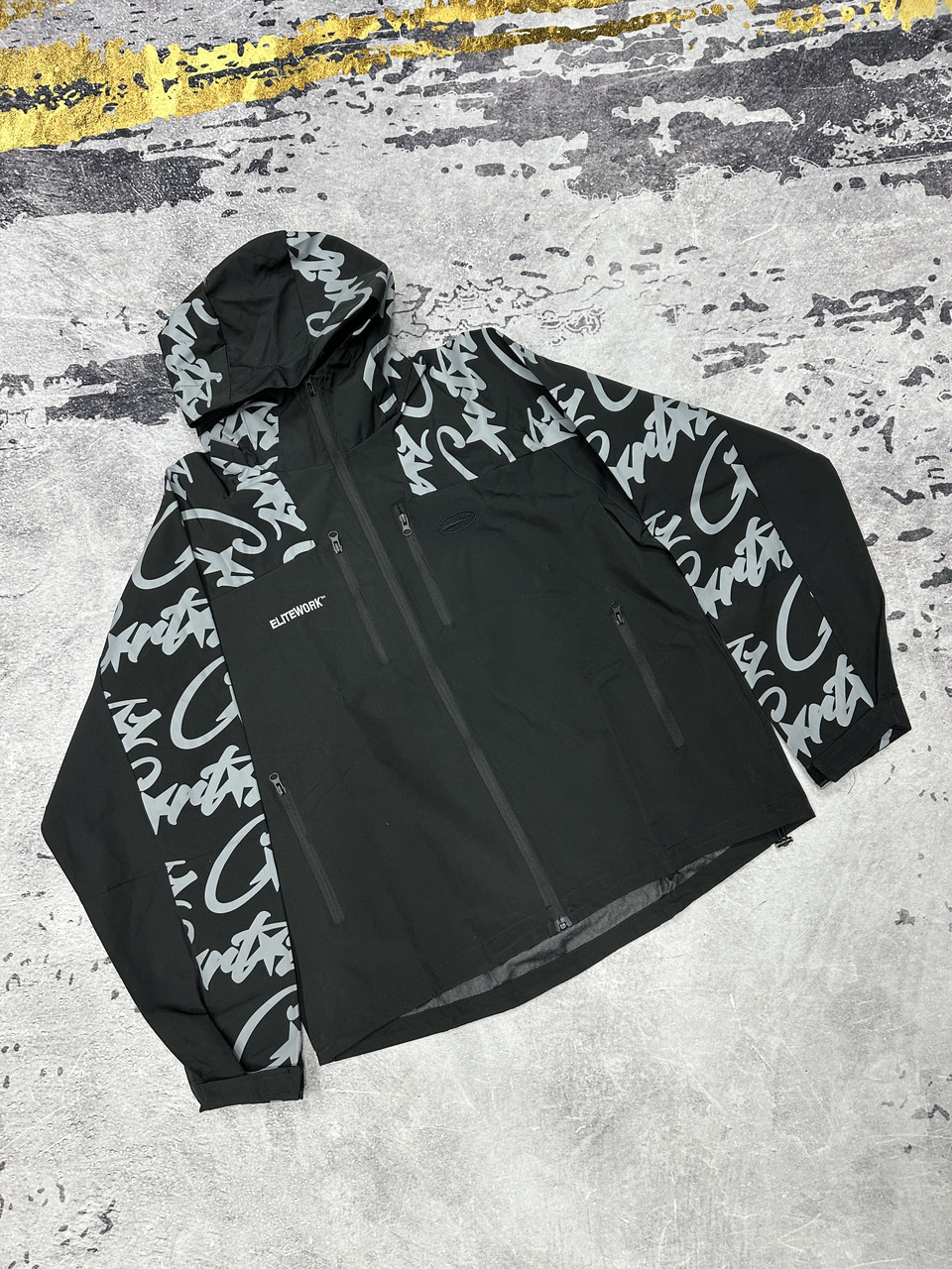 Вітровка Corteiz Elitework чорна, фото 1