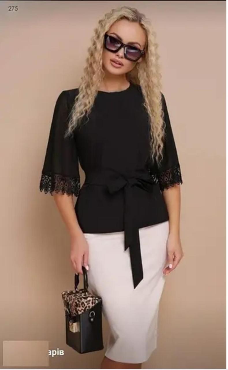 Костюм блузка спідниця 52 розмір, фото 1