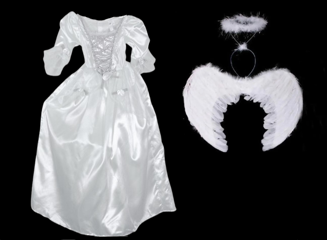 Дитячий костюм сукня на дівчинку Янгол (120-130 см) ABC