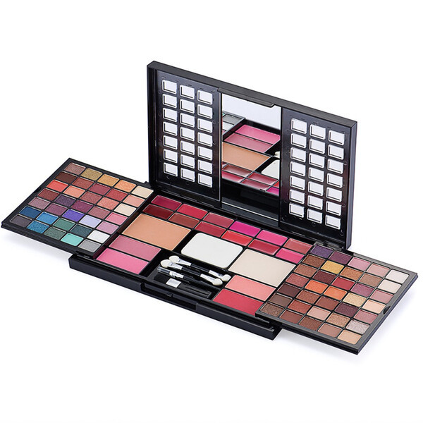 Велика палетка косметики для макіяжу MissYoung тіні блиски рум'яна пудра (60911), фото 1