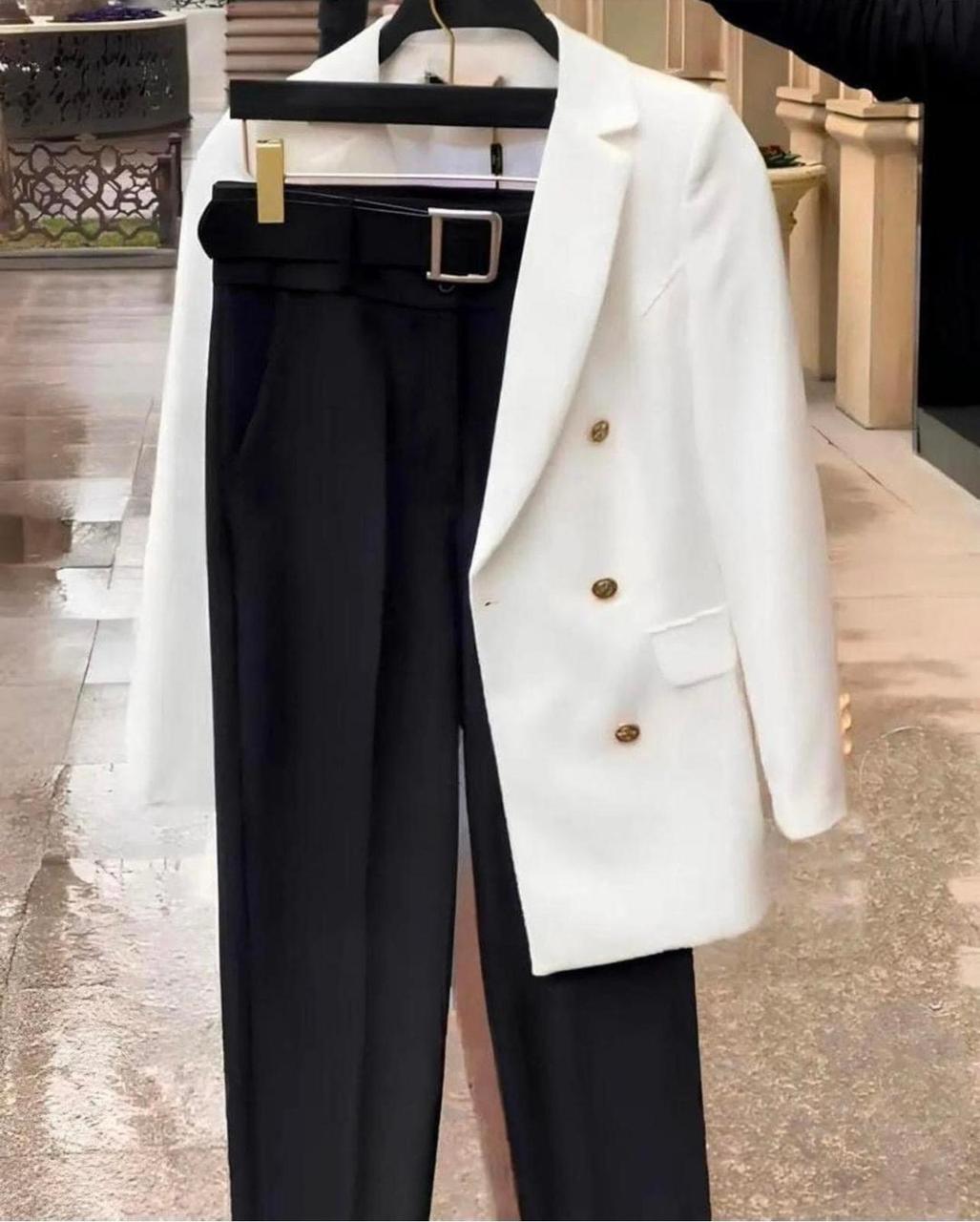 Костюм жіночий піджак штани 48 розмір, фото 1