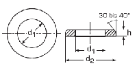 DIN 125 В (1,8-34) Шайба плоская с фаской