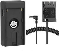 Адаптер питания NP-F с dummy батареей DR-E6 для камер Canon EOS 5D 6D 60D 70D 80D