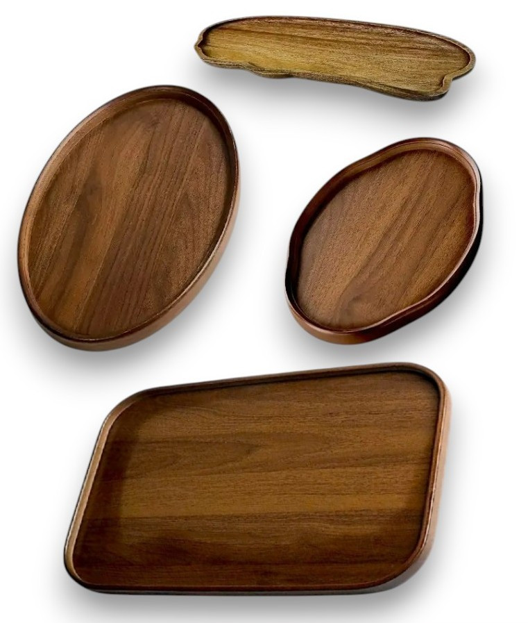 Піднос натуральне дерево, фото 1