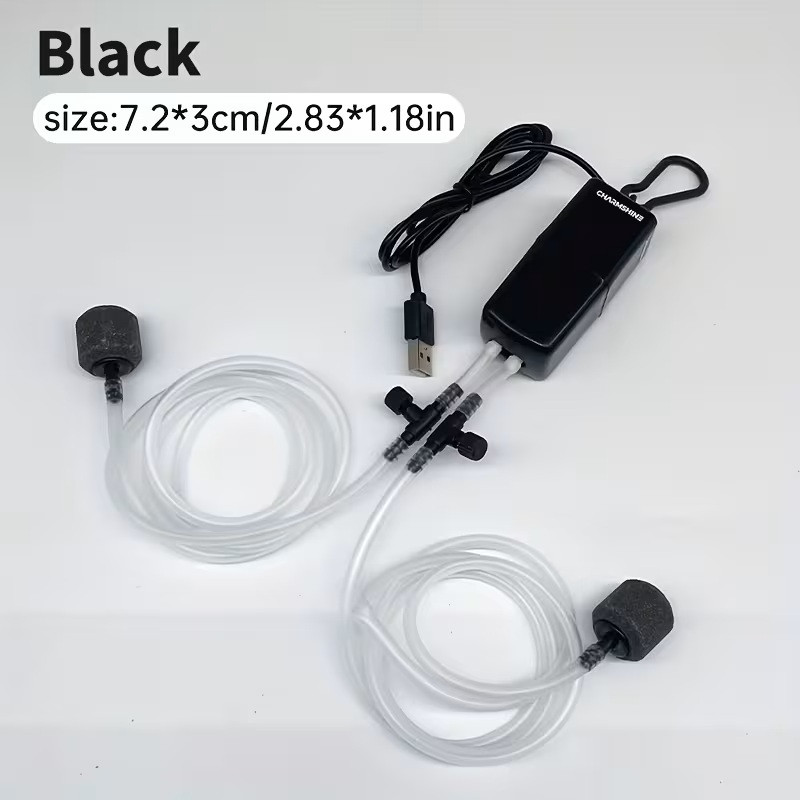 Мини компрессор USB двухканальный питание от PowerBank