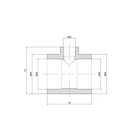Трійник PPR Thermo Alliance 50х20х50, фото 2