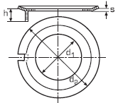 DIN 432 Шайба стопорная с наружным выступом
