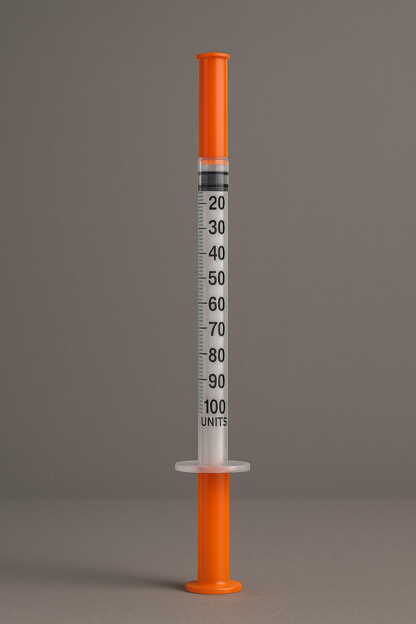 Шприц інсуліновий MedPlast, 1 мл U-100 30G 0.3х8 №100