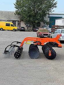 Дискатор навісний Бізон 3Н / 3.5Н – агресивні диски 660 мм, стійка 35×35, пружинна борона