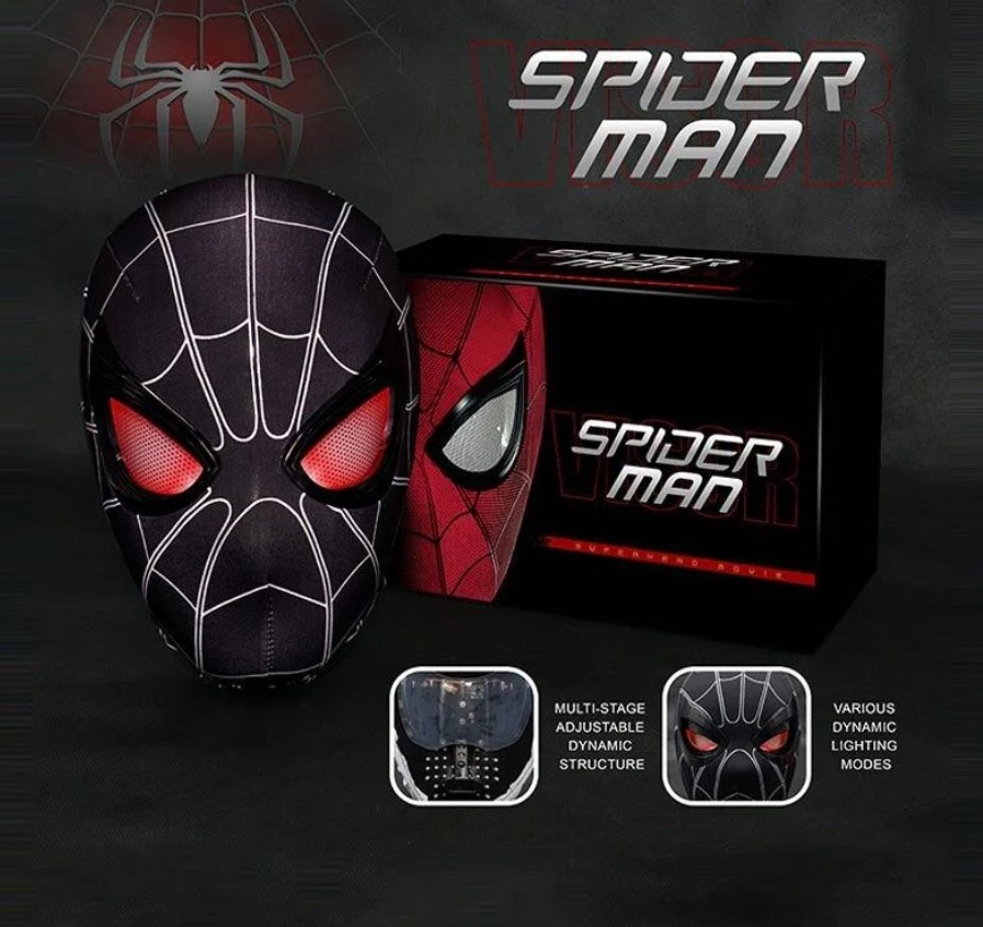 Інтерактивна маска Неймовірна людина Павук чорна 2 ABC