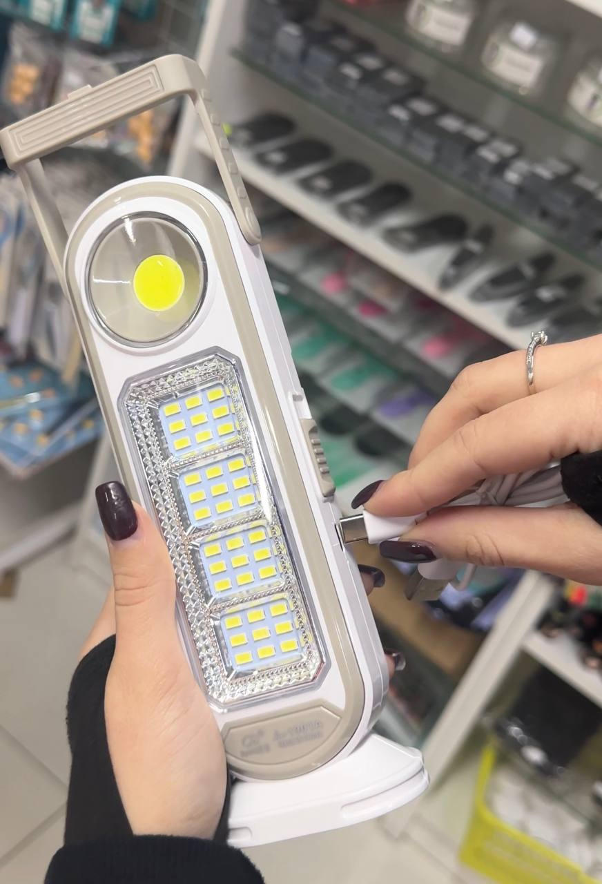 Лампа на акумуляторі та від павербанку з Type-C зарядкою