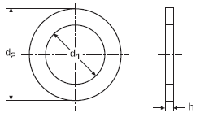 DIN 1440 Шайба плоская усиленная под палец