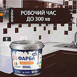 Фарба для плитки епоксидна Plastall™ 4.5кг Коричневий plastall, фото 4