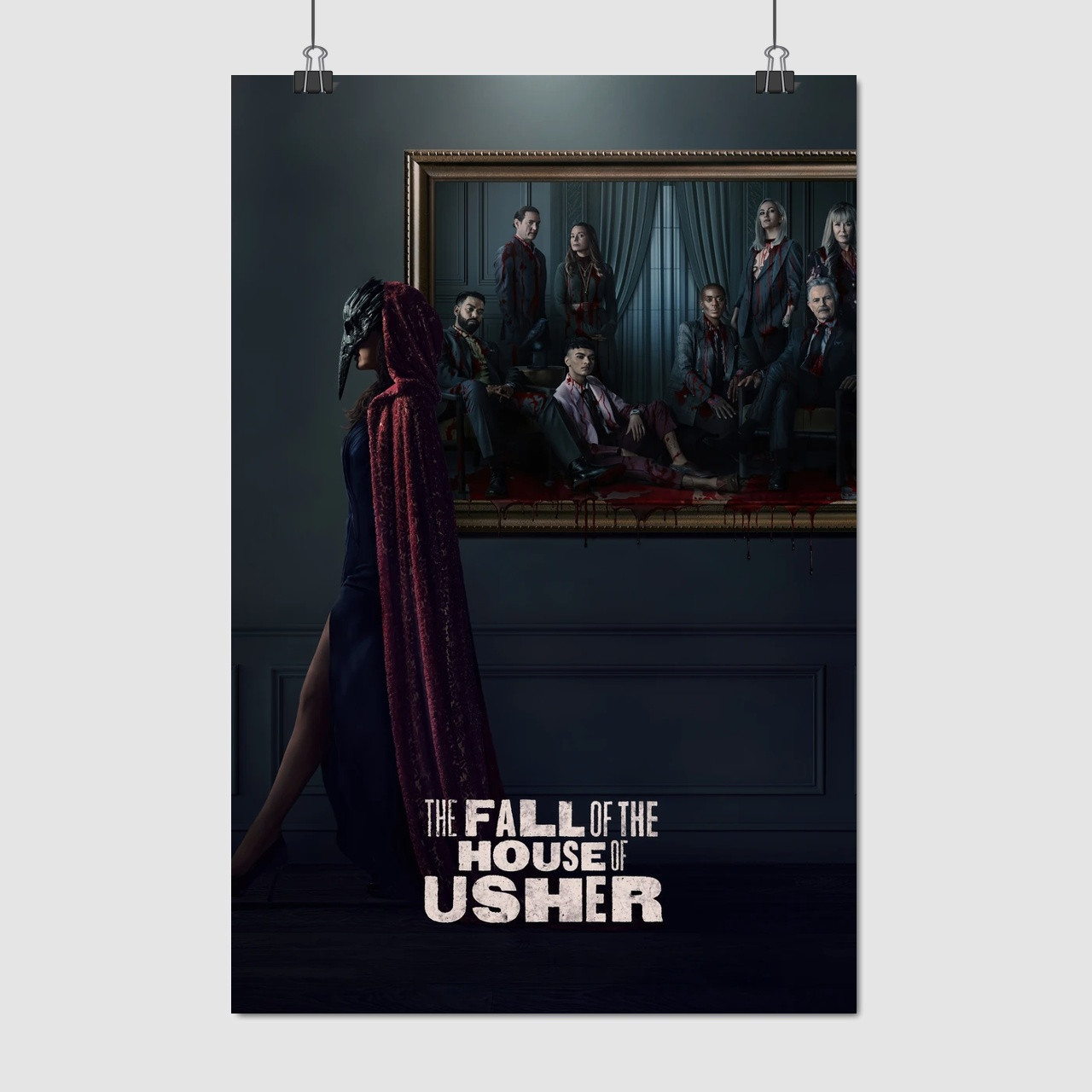 Плакат "Падіння дому Ашерів, The Fall of the House of Usher", 60×40см