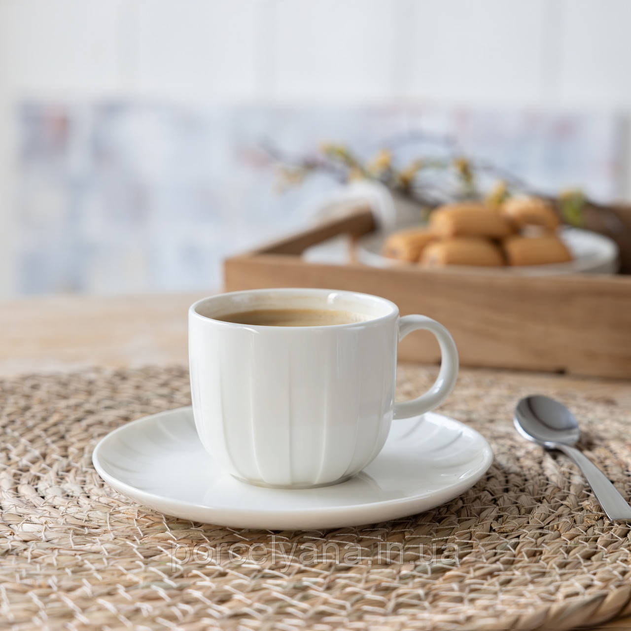 Горнятко з блюдцем 220 мл Ambition Ligne, фото 1