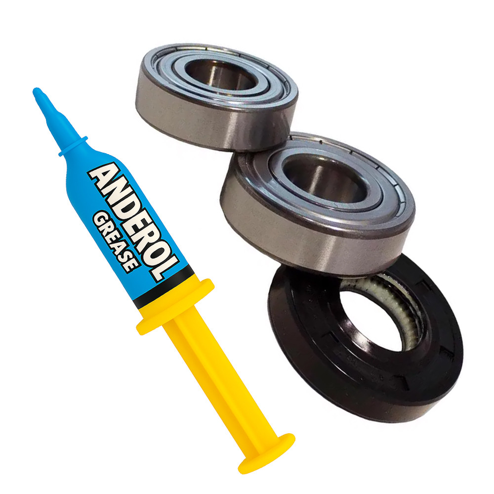 Комплект підшипників та сальник Beko (6203+6204+25*50*10WLK) для пральної машини - запчастини для пральних машин, фото 1