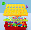 Розвиваюча гра мозаїка Попугай, 12 картирнок та 46 великих фішок, подарунок для дівчинки, для хлопчика, фото 6