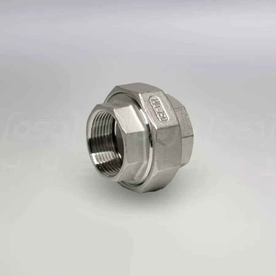 Американка внутрішня-внутрішня нержавіюча Ду32 (1"1/4) н/ж сталь AISI304 з прокладкою PTFE, Class 150, BSP, фото 1