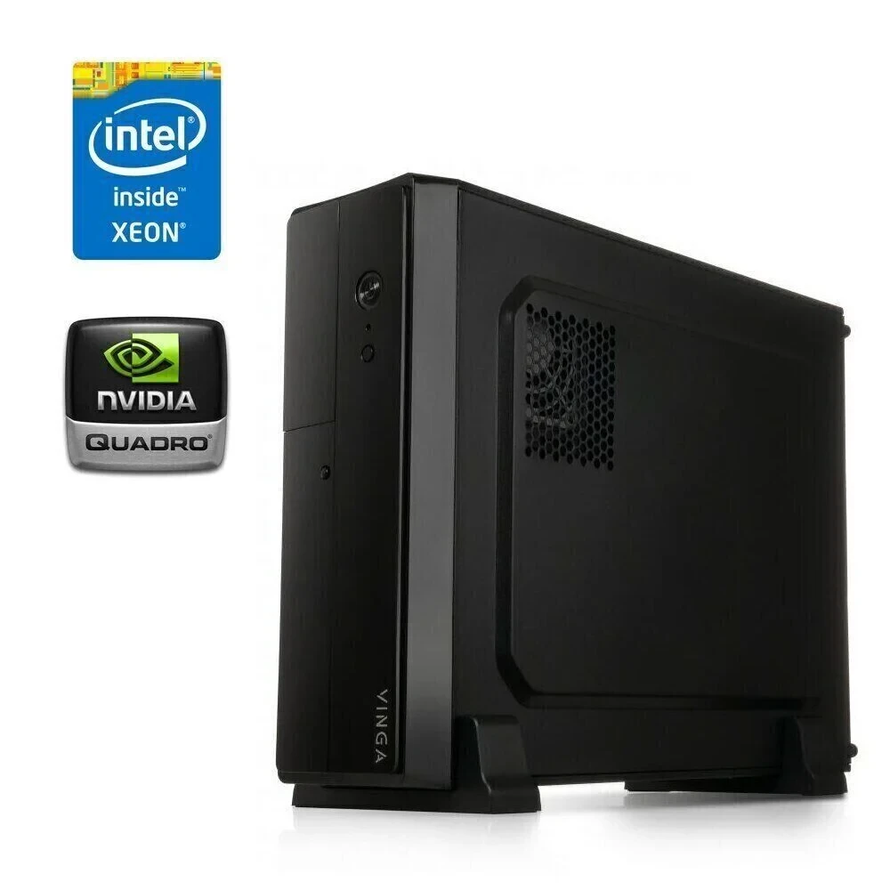 ПК Vinga CS313B SFF / Intel Xeon E5-2695 v2 (12 (24) ядер 2.4 - 3.2 GHz) / 16 GB DDR3 / 240 GB SSD / nVidia Quadro T400, 2 GB