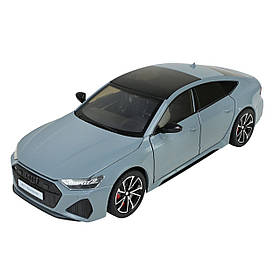 Машинка металева Audi RS7 Premium Sportback Ауді 1:24 сіра звук світло 21*8*6 см (AP7755)