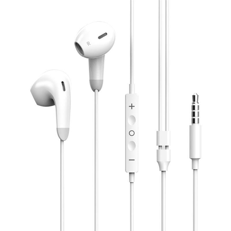 Гарнітура СolorWay 3.5 mm Wired Earphone Sound Wave White (CW-WD04WT), фото 1