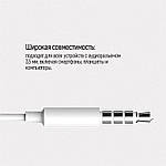 Гарнітура СolorWay 3.5 mm Wired Earphone Sound Wave White (CW-WD04WT), фото 6