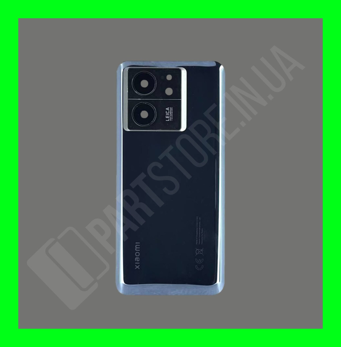 Кришка Xiaomi 13T/13T Pro Black зі склом камери